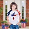thumbnail image 5 of FamilyThread Kids American USA Flag Patriotic T Shirts 4th of July Summer T-Shirt for Boys Girls Short Sleeve American Flag Holiday Patriotic Tops, 5 of 7