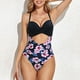thumbnail image 2 of Gibobby Traje de baño completo mujer Bikinis estampados para mujer, traje de baño Sexy con realce, conjunto de Bikini, traje de baño para playa, traje de(Rosa,XL), 2 of 4