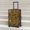 thumbnail image 6 of Disketp Autumn Leaves Owl Squirrel Elastic Travel Luggage Cover Travel Suitcase Protective Cover For Trunk Case Apply To 18''-32'' Suitcase Cover-(No luggage included)-Small, 6 of 7