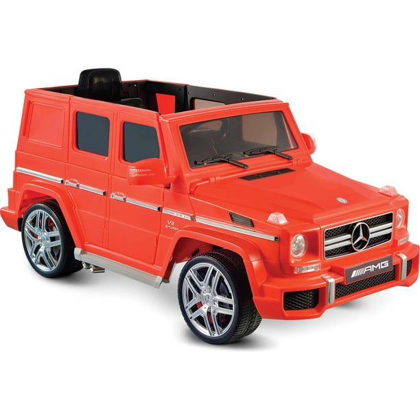 12v Mercedes Benz G63 Amg 1 Seater Battery Powered Ride On Red Walmart Com