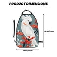 thumbnail image 2 of Naloa Cockatoo Red Berries 2Pcs Anti-Kick Back Seat Cover Kick Mat, Car Seat Protector with 3 Storage Pockets, 2 of 8