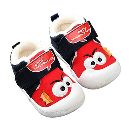 

GEZHEN Boys and Girls Toddler Shoes Soft Bottom Non slip Padded and Thickened Shoes Toddler Baby Boy Girl Sneakers Fall and Winter Soft Sole Non Slip Padded Cotton Shoes Lightweight Shoes