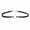 Silver, variant on Women's Stainless Steel PU Leather Circle Choker Necklace Velvet Statement Necklace Silver
