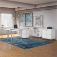 thumbnail image 2 of Bush Business Furniture Method by Kathy Ireland 5 Piece L Shape Set in White, 2 of 9