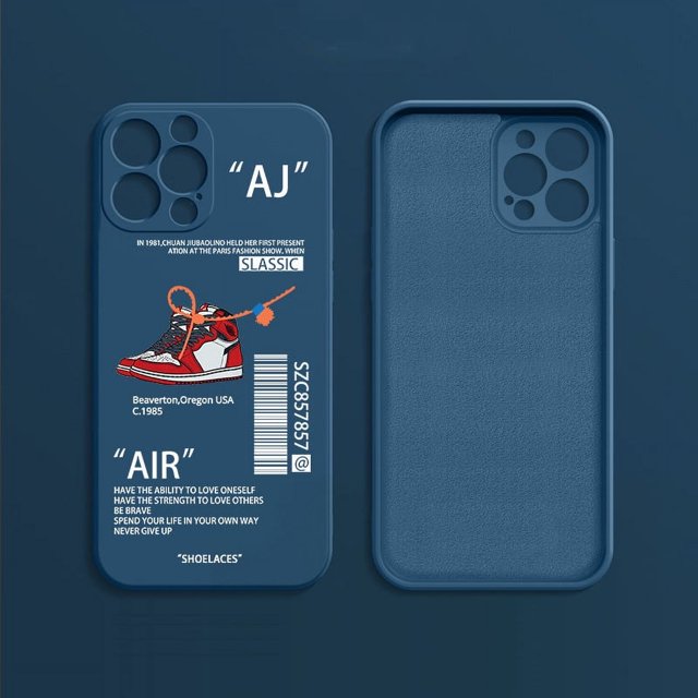 Compatible avec Iphone15Pro/14 Espadrilles Créatives Peintes en Silicone Souple Antichoc Coques de Protection Inkeeu