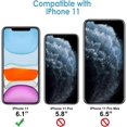 thumbnail image 2 of Funda de Silicona para iPhone 11 (2019) de 6,1 Pulgadas, Funda Protectora de Cuerpo Completo con Tacto Suave y Sedoso, Funda a Prueba de Golpes con Forro de Microfibra, Aciano, 2 of 5