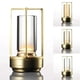 thumbnail image 2 of LED Bordslampa Uppladdningsbar Nattlampa Sovrum Ögonskydd Avancerad Känsla Sänglampa Portabel Campinglampa Guld, 2 of 5