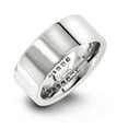thumbnail image 2 of 14K Wide Princess Cut Natural Diamond Wedding Band For Men (White Gold Size 6.5), 2 of 3