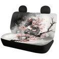 thumbnail image 2 of Uourmeti Dragon Cherry Blossom Print Car Seat Covers Easy to Install Seat Covers Full Set Durable Interior Decor Breathable Fit for Truck Cars, 2 of 10
