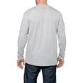 thumbnail image 2 of Insect Shield Men's UPF Dri-Balance Long Sleeve Pocket T-Shirt, Heather Grey, Small, 2 of 3