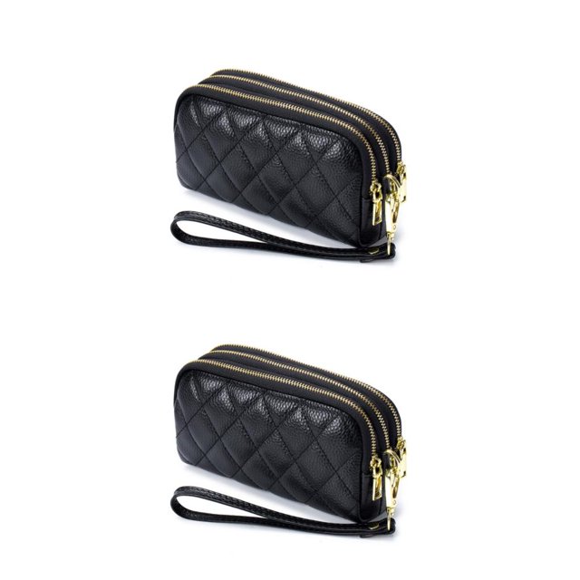 Carteras de moda Jumpingount Para Mujer Tarjetero de PU Color Sólido