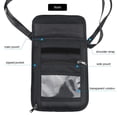 thumbnail image 4 of Allnice Neck Pouch Travel Wallet Passport Holder with RFID Blocking Waterproof Travel Security Bag for Your Money Credit Cards Cell Phones, Black, 4 of 8