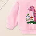 thumbnail image 5 of KPOPLK Boys' Sweatshirt - Quarter Zip Fleece Pullover Graphic Hoodie Sweatshirt for Boys (Sizes: 2T-55)(18-24 Months,Pink), 5 of 7