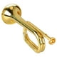 thumbnail image 3 of Trompeta de estilo militar con llave en C, de latón, fácil de tocar, con boquilla para principiantes, regalo dorado, 3 of 14