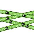 thumbnail image 3 of Halloween Decorations, Spooky Halloween Decorations, Halloween Party Decorations for Adults, Halloween Ghost Decorations, Green "Do Not Enter" Skeleton Caution Barrier Tape, 5 X, 3 of 3