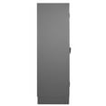 thumbnail image 3 of Durham HDC-244878-4S95 48 in. 12 Gauge 3 Adjustable Shelves & Recessed Door Style Lockable Cabinet, Gray, 3 of 20