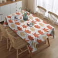 thumbnail image 2 of Thanksgiving Day Table Cover Wrinkle Resistant Tablecolths Table Covers Welcome Thanksgiving Pumpkin Harvest Table Cover for Thanksgiving Background Indoor Outdoor Rectangle,60x84inch, 2 of 5