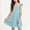 Light Blue, variant on BLTIBY Girls Summer Dress Ruffle Sleeve Mesh A Line Casual Party Dresses Solid Color Wedding Birthday Wear Blue 12-13Years