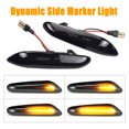 thumbnail image 3 of Maytalsory 2piece LED Dynamic Side Marker Turn Signal Side Marker Sequential Blinker Turn Signal Light Durable Transparent+T10, 3 of 6