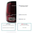 thumbnail image 3 of Spec-D Tuning Red LED Tail Lights Compatible with 2009-2018 Dodge Ram 1500, 2010-2018 Dodge Ram 2500/3500, Left + Right Pair Assembly, 3 of 7