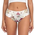 thumbnail image 1 of Fotbe Floral Mushroom Calzones Estampados para Mujer – Ropa Interior de Algodón, Cómoda, Suave y Elástica-XX-Large, 1 of 6