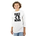 thumbnail image 3 of Fake News Legend Bigfoot Sasquatch Long Sleeve TShirt Men Women Brisco Brands L, 3 of 6