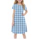thumbnail image 3 of Teen Girls Dresses A-Line Dress Casual Summer Outfit for Kids Comfortable ,Sie:150, 3 of 7