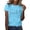 A-Sky Blue6, variant on XIAONU Women's Smile Heart Print T Shirt Short Sleeve Crewneck Graphic Tee Lightweight Casual Positive Tees