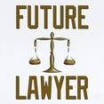 thumbnail image 2 of CafePress - Future Lawyer Infant Bodysuit - Baby Light Bodysuit, Size Newborn - 24 Months, 2 of 4