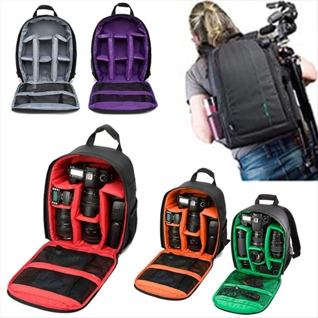 Multi-Functional Digital Camera Backpack Bag Waterproof Outdoor Dslr Camera Bag Lens Pouch DSLR Camera Bag Grey
