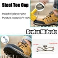 thumbnail image 3 of Safety Shoes for Men Women, Breathable Steel Toe Work Shoes, Slip Resistant Comfortable Lightweight Boots for Mens, Work Shoes for Women, Safety Trainers, 3 of 8