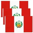 thumbnail image 1 of Bandera del Mundo VentDepot PEbigFlag 3Pzas Perú 150x90cm Tela Poliéster Rojo/Blanco, 1 of 1