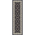 thumbnail image 3 of Dynamic Rugs ANOV69571203464 5 ft. 3 in. x 7 ft. 7 in. Ancient Garden 57120 Oval Traditional Rug - 3464 Navy, 3 of 7