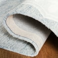 thumbnail image 5 of SAFAVIEH Micro-Loop Mira Geometric Wool Area Rug, Blue/Ivory, 5' x 8', 5 of 7