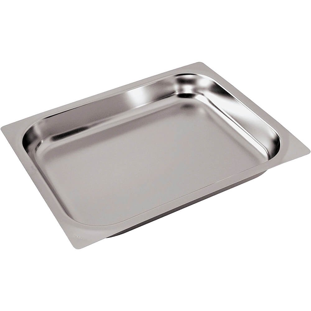 Paderno World Cuisine Baking Pan 1/1 GN, 1.5" Deep, Stainless Steel, 1430204