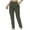 5-Green, variant on Gaecuw Cargo Pants Women Baggy Wide Legged Pants Plus Size Regular Fit Long Pants Lounge Trousers Sweatpants Loose Baggy Yoga Pants Mid Waisted Summer Ankle Length Workout Pants with Pockets Solid