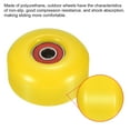 thumbnail image 3 of Unique Bargains Roue de Skateboard 52mm avec Roulements ABEC-9 Roues de Rue pour Skateboards Cruiser Roue 95A, Jaune Rouge Lot de 4, 3 of 4