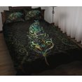 thumbnail image 1 of Juego de Cama Colcha Concha Paua Helecho Plata Claro, 1 of 5
