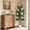 5ft, variant on Senfot 5FT Three Stem Artificial Magnolia Tree with Real Wood Trunk Lifelike Faux Blossom Greenery Plant Elegant Floor Ornament for Indoor Outdoor Home Decor