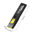 thumbnail image 3 of Rechargeable High Power Slim Flat Pocket LED Flashlight USB C Compact For Home Camping Emergency Outdoor Use, 3 of 5