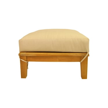 Maykoosh Coastal Craftsman Elegance Ottoman  Cushion