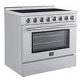 thumbnail image 5 of Forno Paolo 36 Inch Freestanding Electric Range, Stainless Steel, 5.44 cu.ft, True Convection Oven, Energy Efficient, 5 of 5