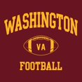 thumbnail image 3 of Washington Classic Football Arch Basic Cotton T-Shirt - 2X-Large - Garnet, 3 of 6