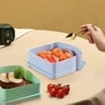 thumbnail image 4 of 4pcs Sandwich Containers ReusableBread Box Meal Case for Picnic, School, Office, Camping Microwave & Dishwasher Safe, 4 of 5