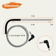 thumbnail image 5 of YAOAWE 2-Pack Meat Probe Replacement for Pit Boss Pellet Grills and Smokers, 3.5mm Temperature Probe for PitBoss, with Probe Grommets and Probe Clips, 5 of 7