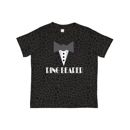 

Inktastic Ring Bearer Mock Tux Tuxedo Gift Toddler Boy Girl T-Shirt
