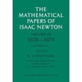 thumbnail image 1 of Pre-Owned Mathematical Papers of Sir Isaac Newton The Mathematical Papers of Isaac Newton: Volume 3, (Paperback), 1 of 1