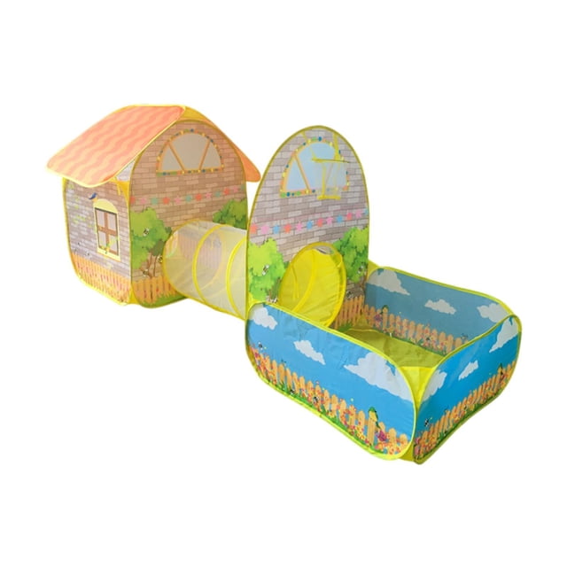 Tienda de campaña Play Playhouse de los niños Regalos grandes portátiles con que se arrastra de carpa al aire libre para parques Fiesta de niños