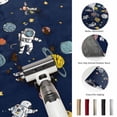 thumbnail image 5 of Large Area Rugs 5'x8', Blue Space Carpet Runner Indoor Outdoor Rugs Home Decor Aesthetic, Cartoon Cute Spaceship Planet Star Funny Non Slip Mats Washable Accent Rug for Living Room Bedroom, 5 of 8