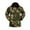 Green, variant on Xunlbb Mens Zipper Hoodie, Men Winter Casual Camouflage Zipper Pockets Hoodless Long Sleeve Cardigan Coat Parkas M-XL